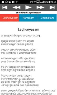 Rudram Namakam Chamakam android App screenshot 1