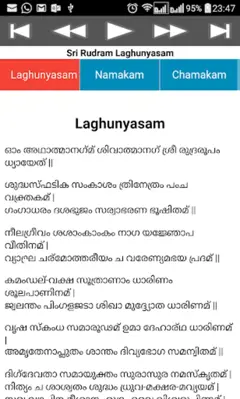 Rudram Namakam Chamakam android App screenshot 4