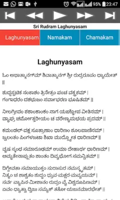 Rudram Namakam Chamakam android App screenshot 5