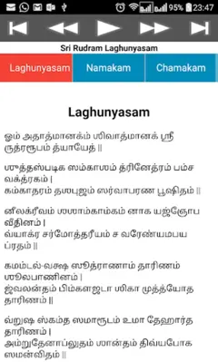 Rudram Namakam Chamakam android App screenshot 7